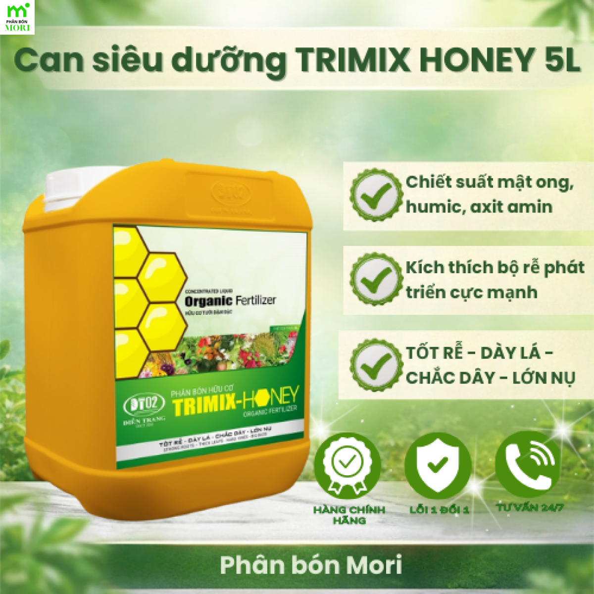 Can siêu dưỡng TRIMIX HONEY 5L