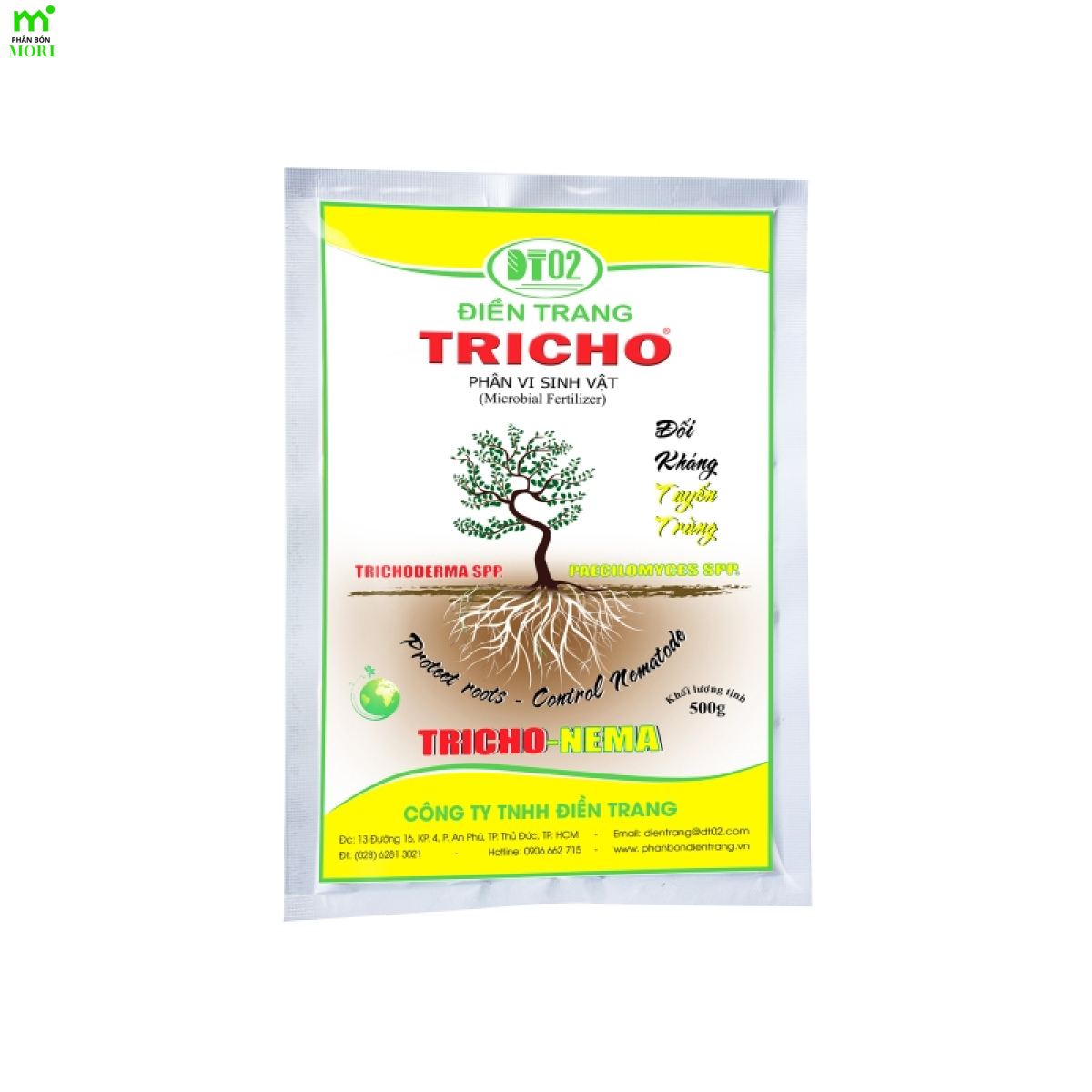 TRICHO NEMA Điền Trang 500g – Vi Sinh Tuyến Trùng, Thối Rễ
