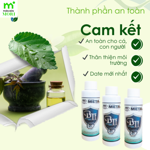 PHÂN VI SINH ĐIỀN TRANG-META BTi 100ml Bí Quyết Kiểm Soát Lăng Quăng Trong 12 Giờ